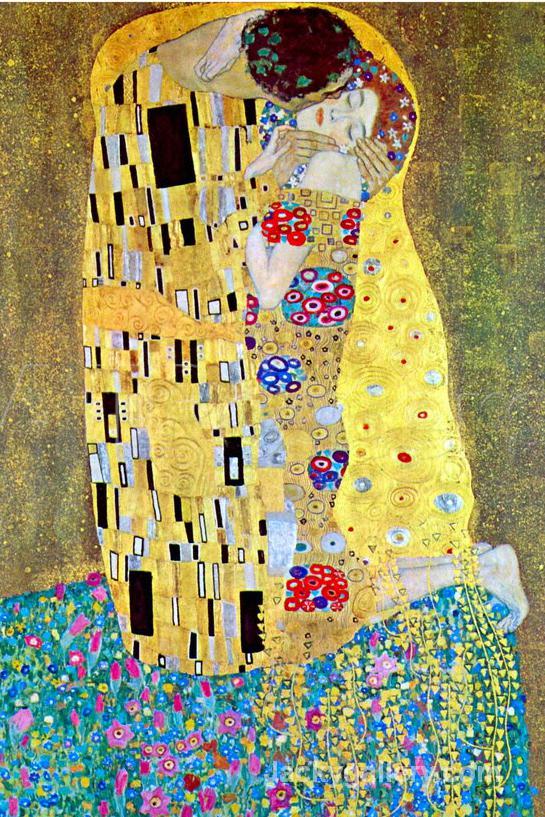 The Kiss Gold by Gustav Klimt paintings reproduction for sale Oil ...