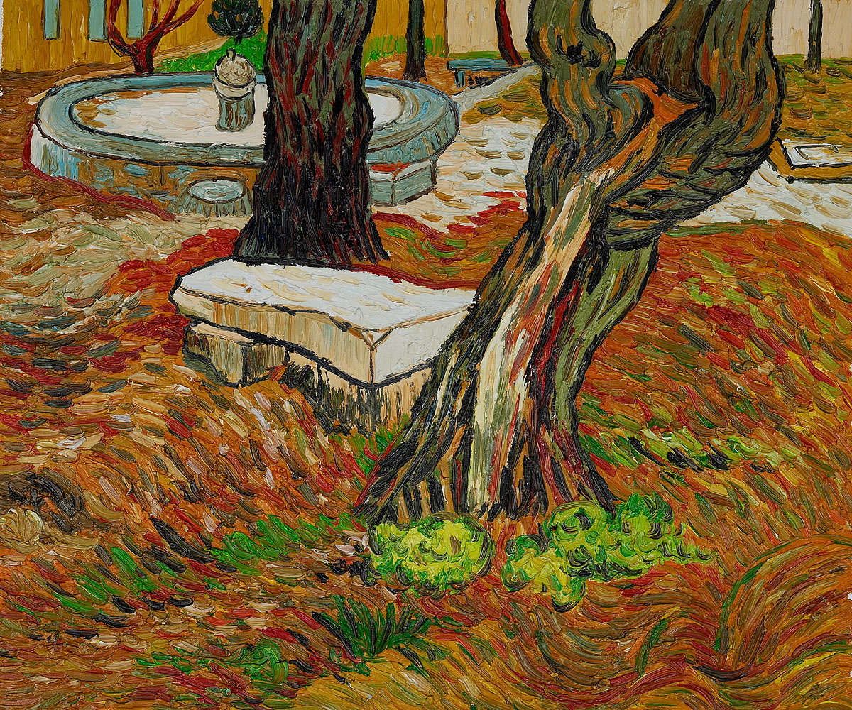 The Bench at Saint Remy by Vincent Van Gogh for sale : Jacky Gallery, Oil  paintings reproductions and supplier