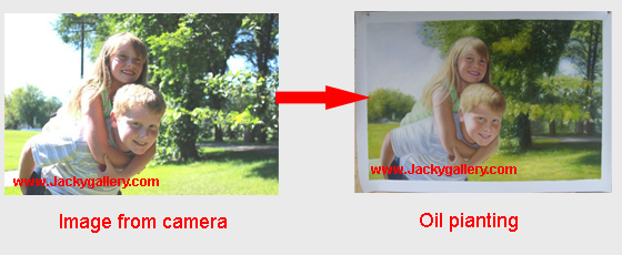 convert images from camera to oil paintings